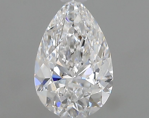 0.5 carat D-SI1 Natūralus Pear Deimantas (1)