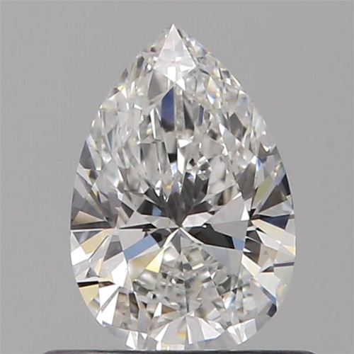 0.51 carat E-VS2 Natūralus Pear Deimantas (1)