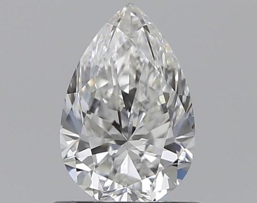 0.7 carat F-VS1 Natūralus Pear Deimantas (1)