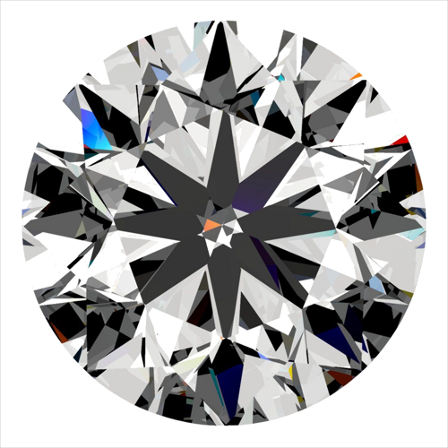 0.3 carat D-VS1 Very Good cut Natūralus Round Deimantas (1)