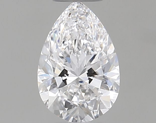 0.33 carat D-VVS1 Natūralus Pear Deimantas (1)