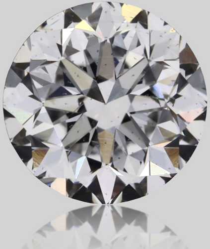 0.5 carat E-SI2 GD cut Natūralus Round Deimantas (1)