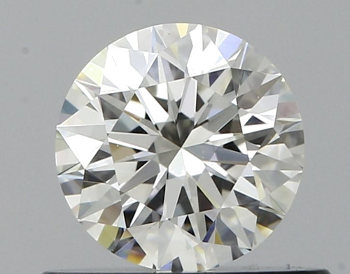 0.5 carat I-VVS1 Excellent cut Natūralus Round Deimantas (1)