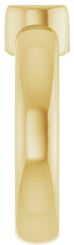 Sužadėtuvių Žiedas „Half-Bezel Solitaire“ 14k yellow gold Round 6.5mm (4)