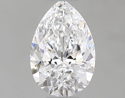 0.5 carat E-SI1 Natūralus Pear Deimantas (1)