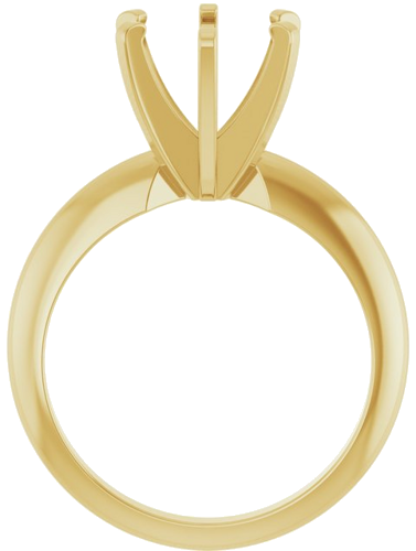 Sužadėtuvių Žiedas „Solitaire“ 14k yellow gold Round 8.2mm (2)