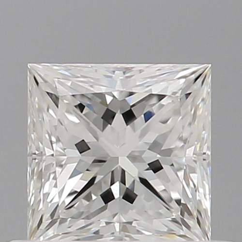 0.57 carat F-VVS1 Natūralus Princess Deimantas (1)