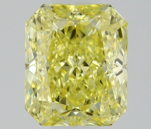 0.5 carat Fancy Intense Yellow-IF Natūralus Radiant Deimantas (1)