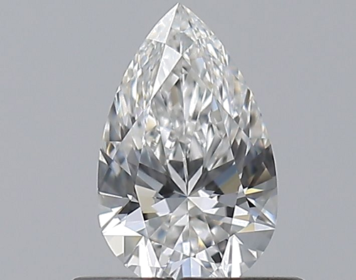 0.46 carat F-VS2 Natūralus Pear Deimantas (1)