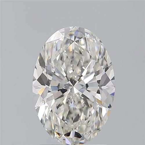 2.2 carat H-SI1 Natūralus Oval Deimantas (1)
