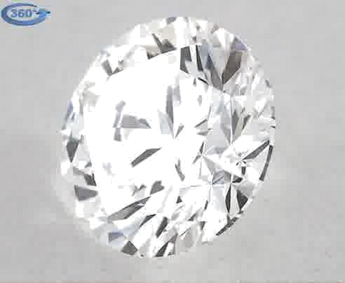 0.59 carat D-VS2 Excellent cut Natūralus Round Deimantas (1)