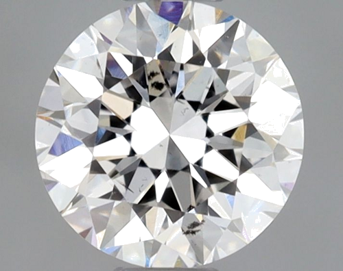 0.5 carat F-SI1 Excellent cut Natūralus Round Deimantas (1)
