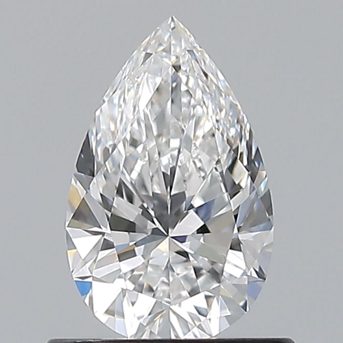 0.7 carat D-VVS1 Natūralus Pear Deimantas (1)