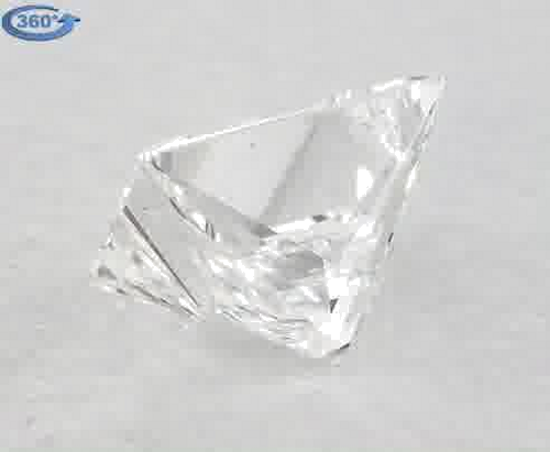 0.7 carat D-VS2 Natūralus Princess Deimantas (1)