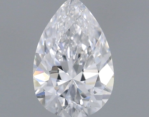 0.3 carat D-VVS1 Natūralus Pear Deimantas (1)