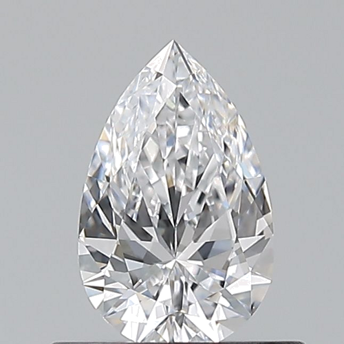 0.5 carat D-VS2 Natūralus Pear Deimantas (1)