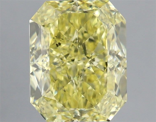 3.52 carat Fancy Intense Yellow-SI1 Natūralus Radiant Deimantas (1)