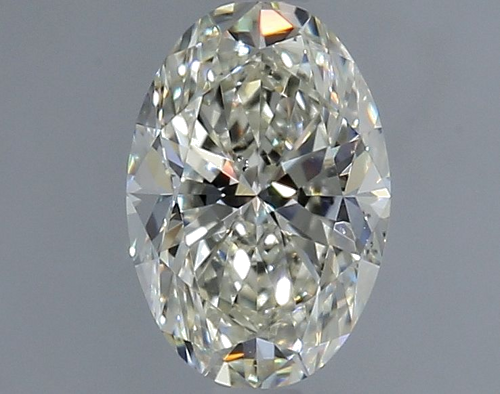 1.01 carat K-SI1 Natūralus Oval Deimantas (1)