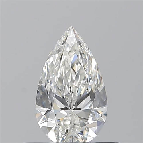 0.51 carat G-VVS1 Natūralus Pear Deimantas (1)