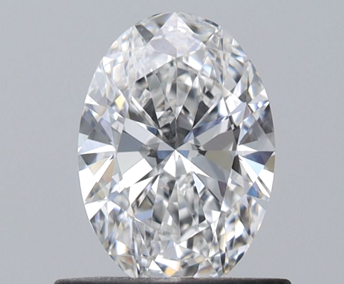 0.6 carat D-VVS2 Natūralus Oval Deimantas (1)