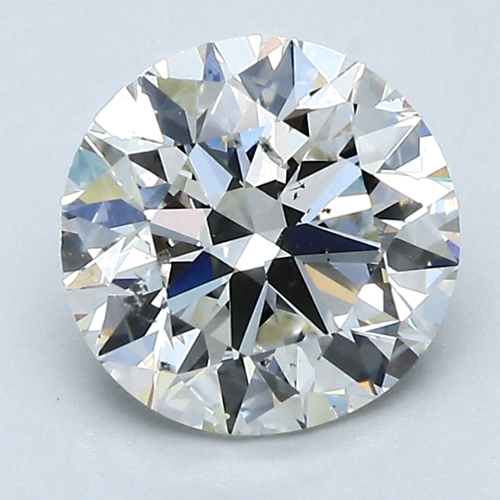 2.01 carat I-SI2 Excellent cut Natūralus Round Deimantas (1)