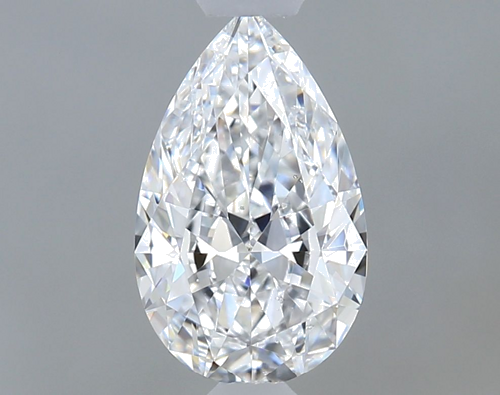 0.5 carat D-SI1 Natūralus Pear Deimantas (1)