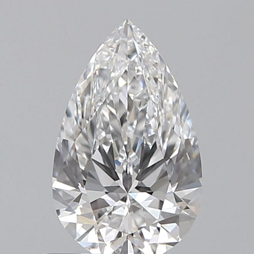 0.6 carat E-VVS2 Natūralus Pear Deimantas (1)