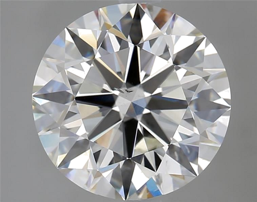 4.27 carat I-SI1 Excellent cut Natūralus Round Deimantas (1)