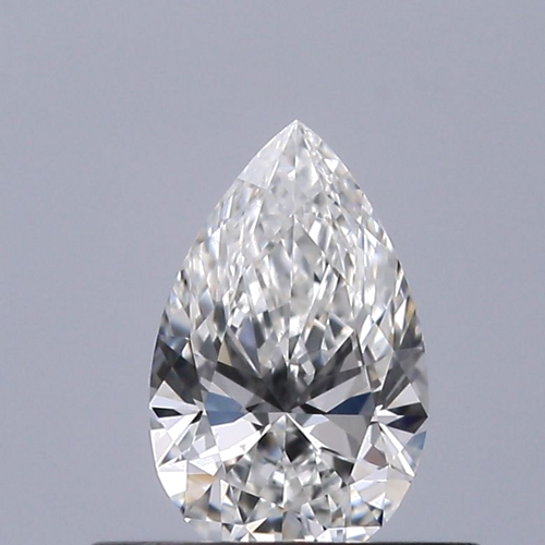 0.33 carat G-VVS2 Natūralus Pear Deimantas (1)