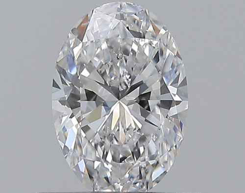 0.55 carat D-SI2 Natūralus Oval Deimantas (1)