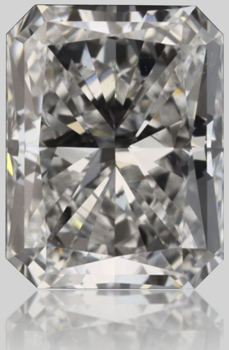 0.37 carat E-SI1 Natūralus Radiant Deimantas (1)