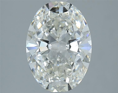 2.22 carat I-SI2 Natūralus Oval Deimantas (1)