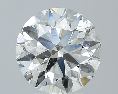 3.14 carat I-SI2 Excellent cut Natūralus Round Deimantas (1)
