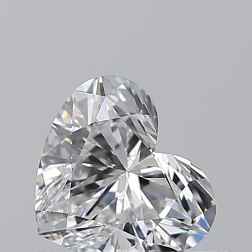 0.5 carat D-VS1 Natūralus Heart Deimantas (1)