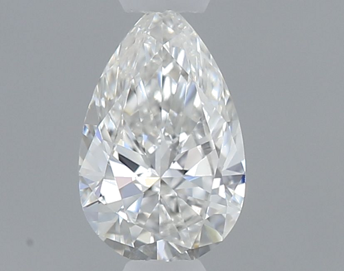 0.29 carat F-VVS1 Natūralus Pear Deimantas (1)
