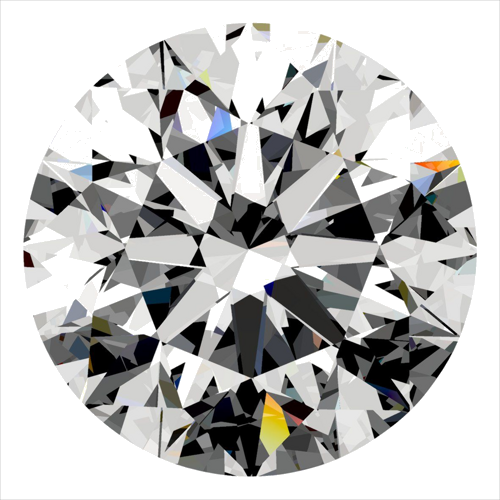 0.4 carat F-VS2 Excellent cut Natūralus Round Deimantas (1)