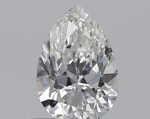 0.55 carat F-VS1 Natūralus Pear Deimantas (1)