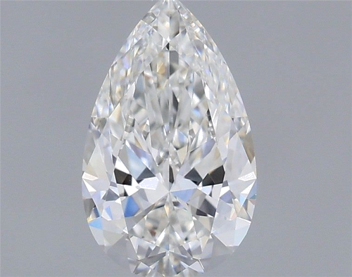 0.52 carat E-VVS2 Natūralus Pear Deimantas (1)