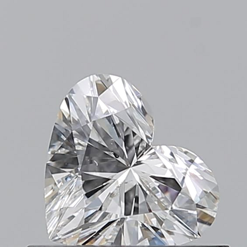 0.5 carat F-VS2 Natūralus Heart Deimantas (1)