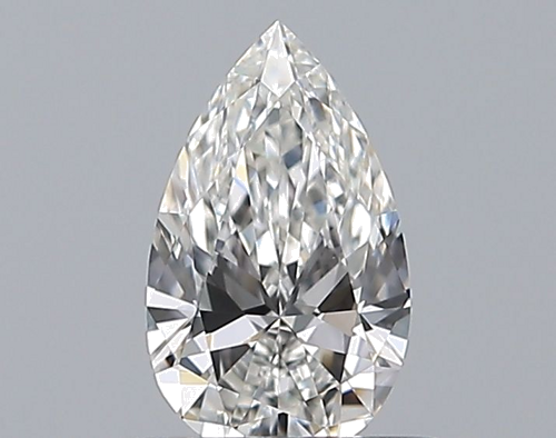 0.51 carat G-VVS2 Natūralus Pear Deimantas (1)