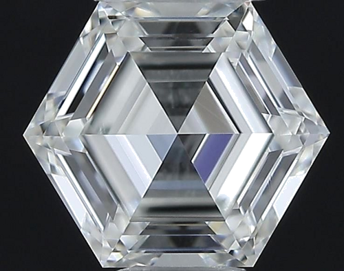 0.57 carat G-IF Natūralus Hexagonal Deimantas (1)