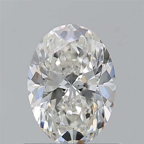0.9 carat H-VS2 Natūralus Oval Deimantas (1)