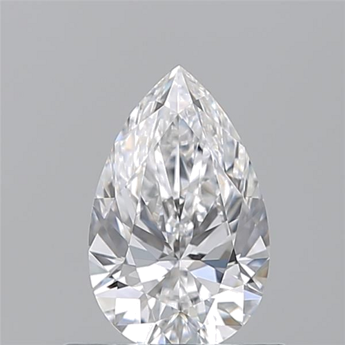 0.7 carat D-VS1 Natūralus Pear Deimantas (1)