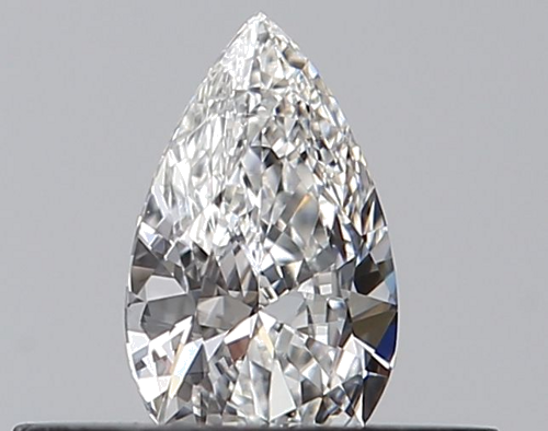 0.23 carat F-VVS2 Natūralus Pear Deimantas (1)
