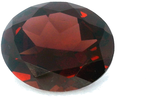 3.88 carat RED Oval Garnet (1)