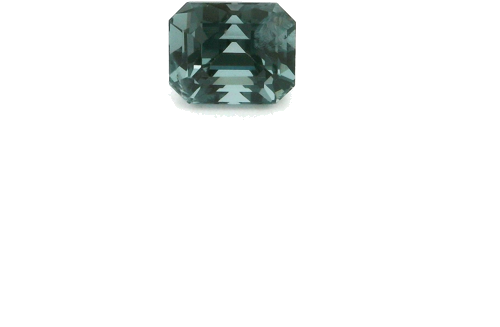 1.36 carat BLUE STEP cut Octagonal Spinel (1)