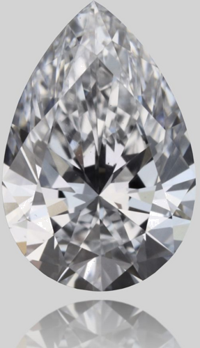 0.5 carat D-VS1 Natūralus Pear Deimantas (1)