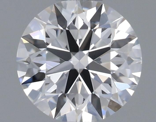 0.51 carat F-VVS2 Excellent cut Natūralus Round Deimantas (1)