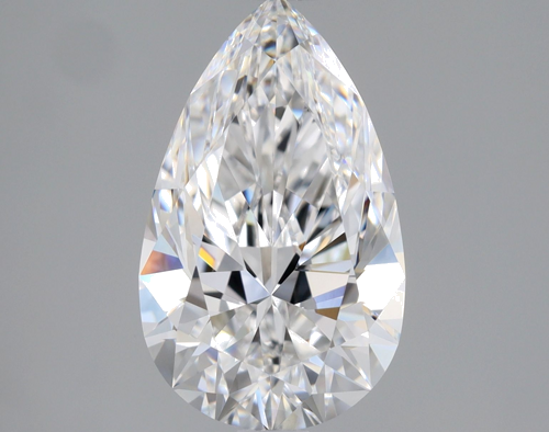 2.01 carat D-VVS1 Natūralus Pear Deimantas (1)