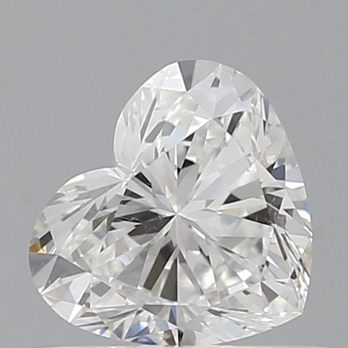 0.51 carat E-SI1 Natūralus Heart Deimantas (1)